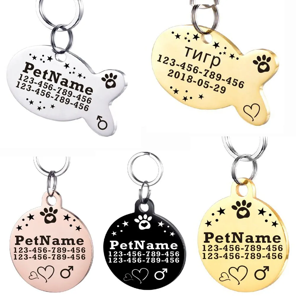Stainless steel dog tag
