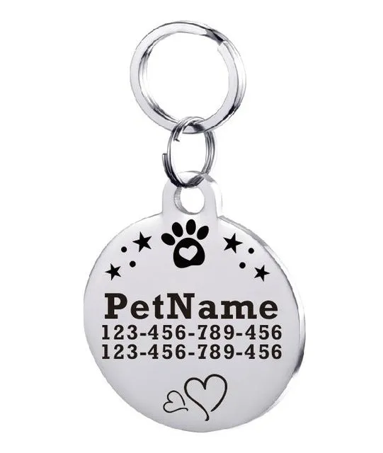 Stainless steel dog tag