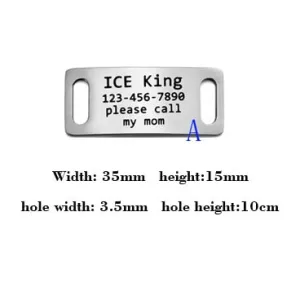 Stainless steel pet id tag for dog
