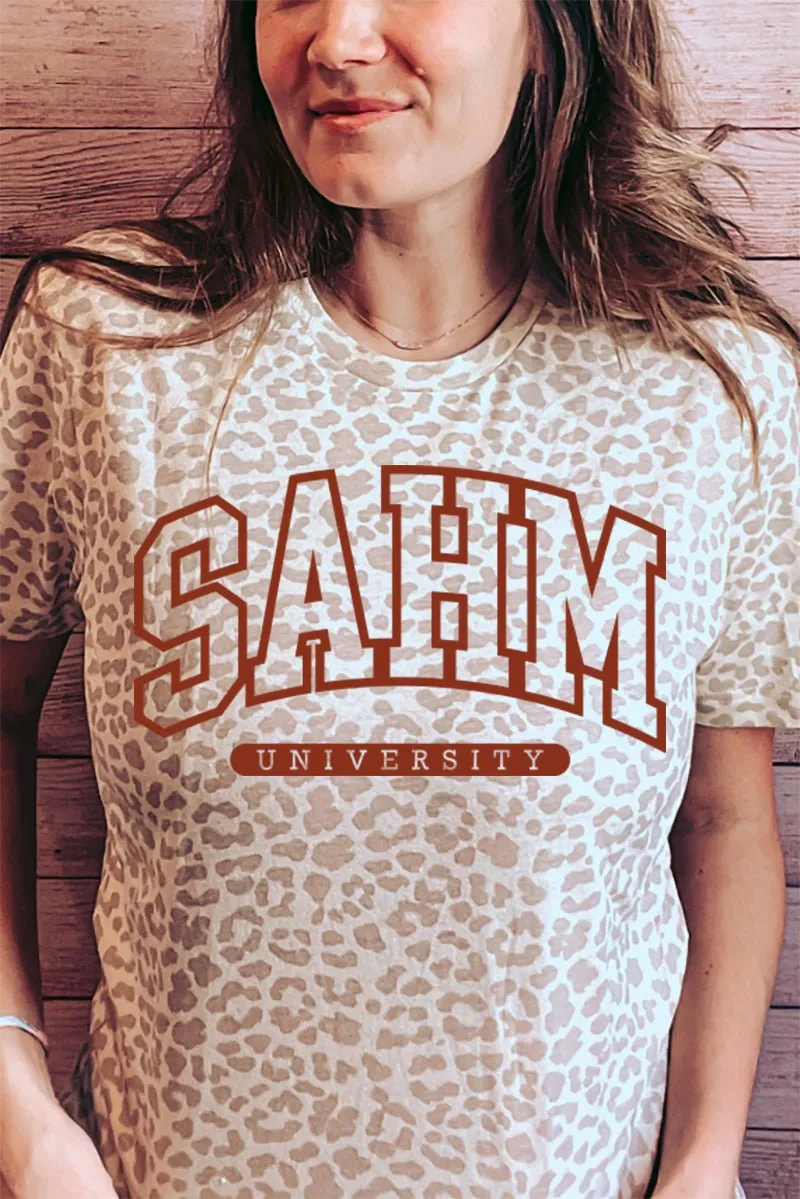 Stay At Home Mom University Fine Jersey Tee