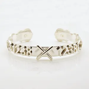 Sterling Silver Custom Made Cuff Bangle Bracelet