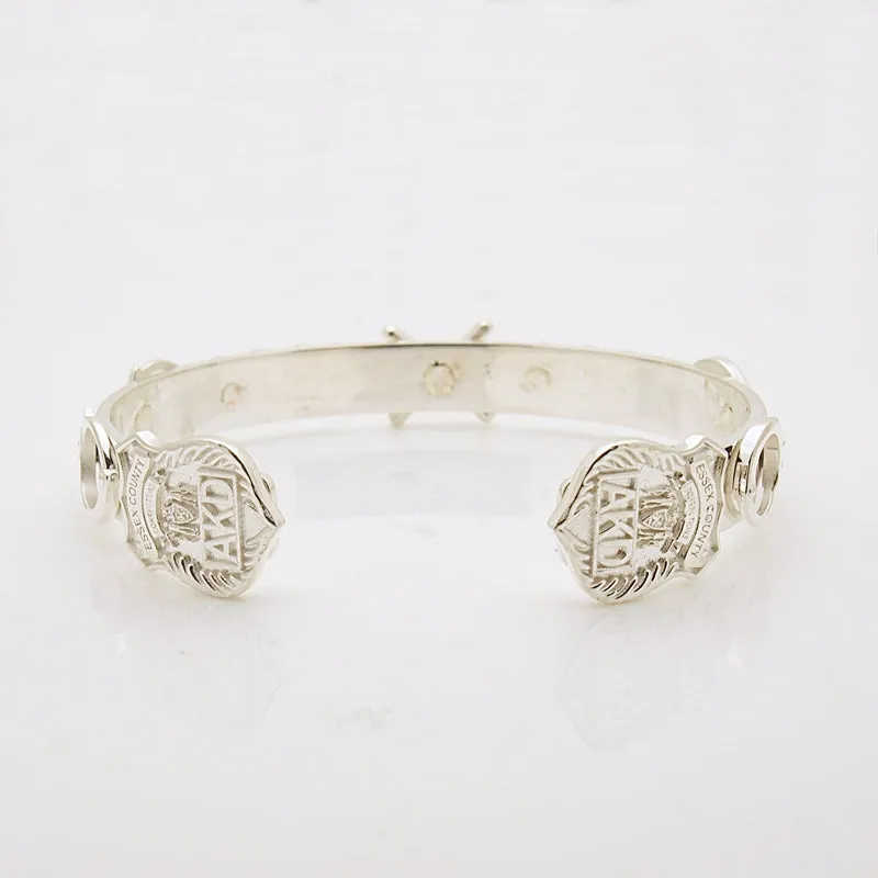Sterling Silver Custom Made Cuff Bangle Bracelet