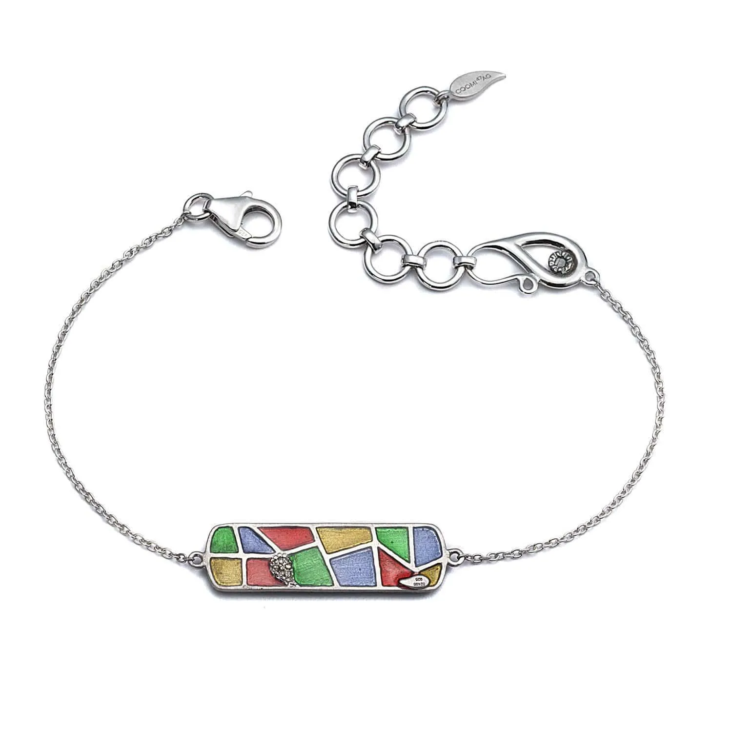 Sterling Silver Sagrada "Passion" Diamond Bracelet
