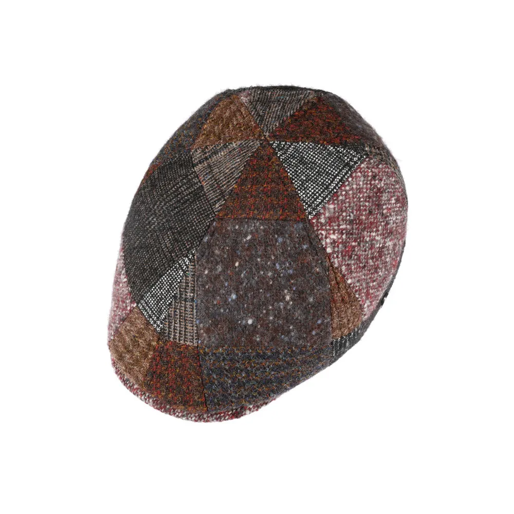 Stetson - Duck Cap Patchwork by Lierys - Sixpence/Flat Cap - Brown Patchwork