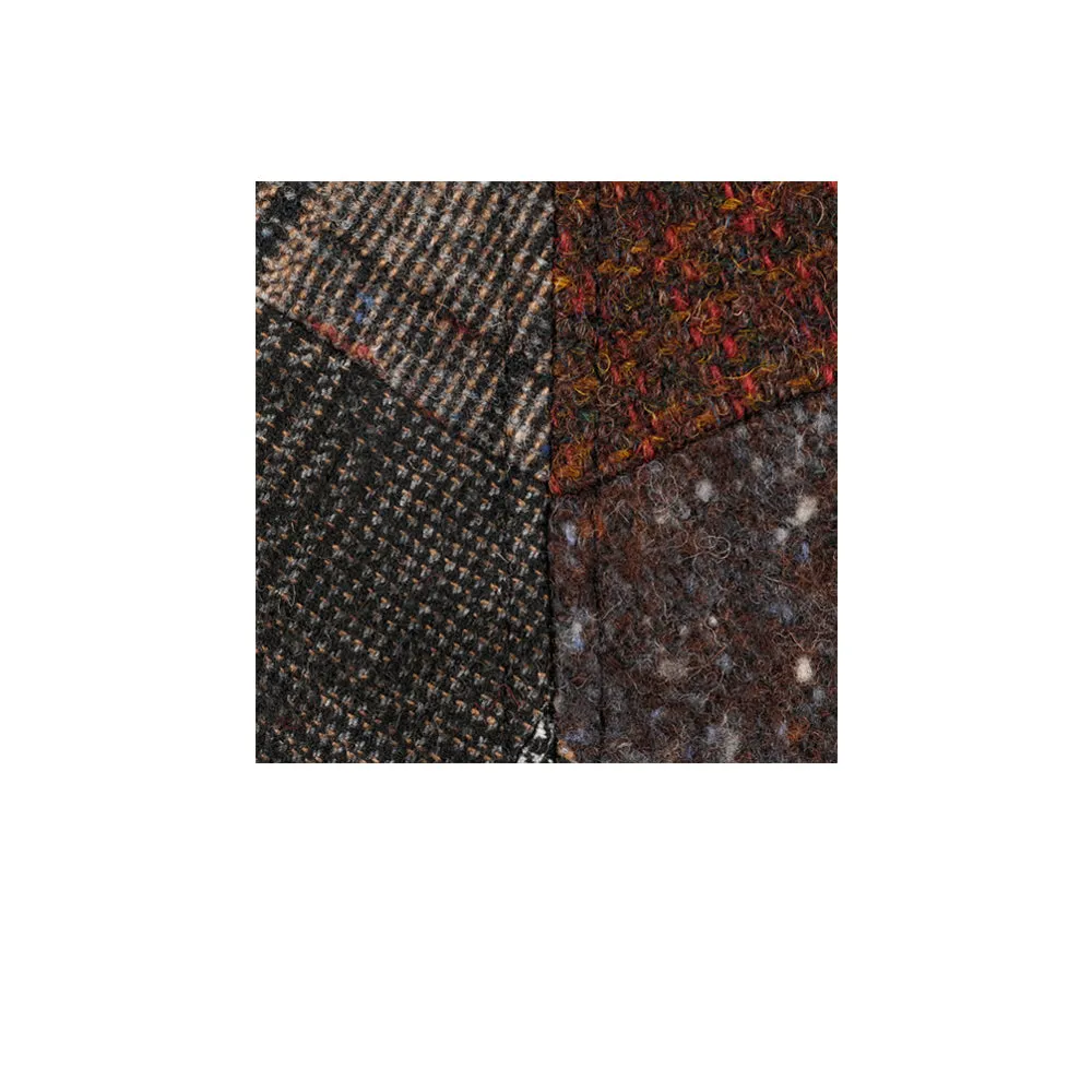 Stetson - Duck Cap Patchwork by Lierys - Sixpence/Flat Cap - Brown Patchwork