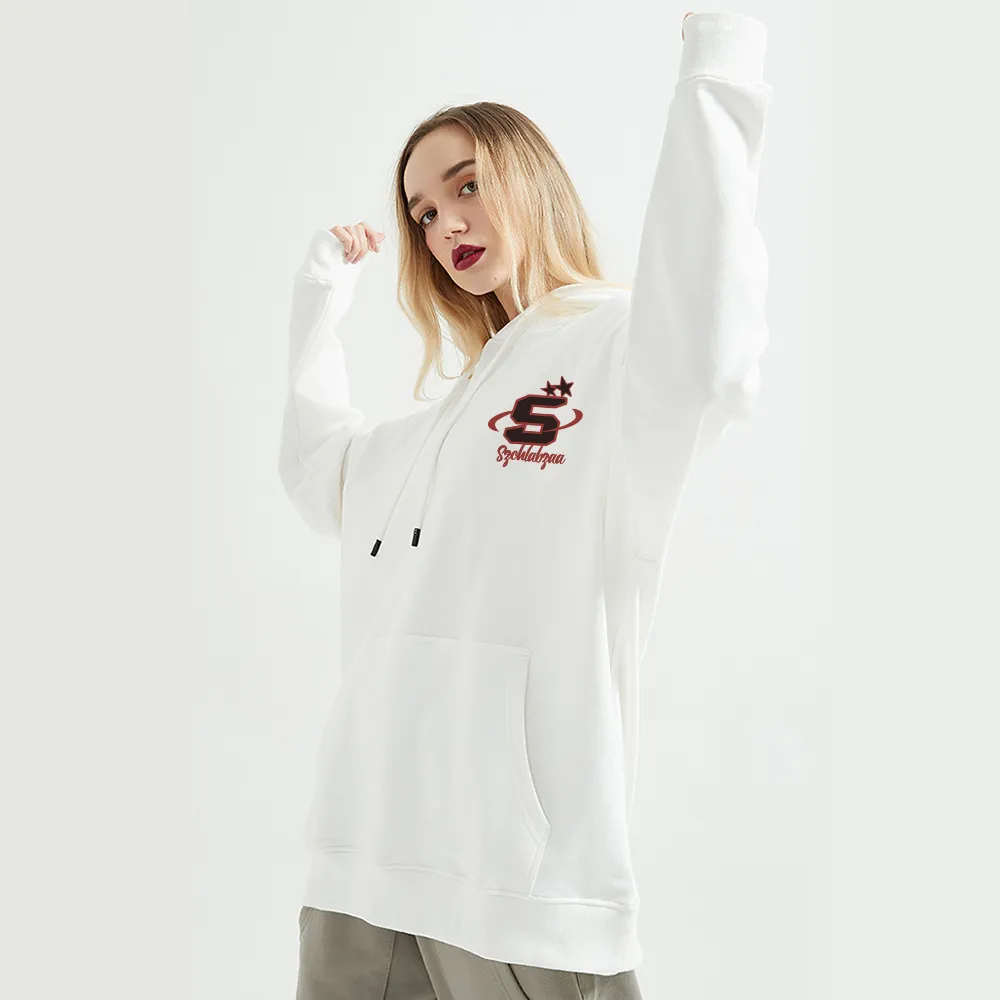 Street Letter Graphic Cotton Hoodie