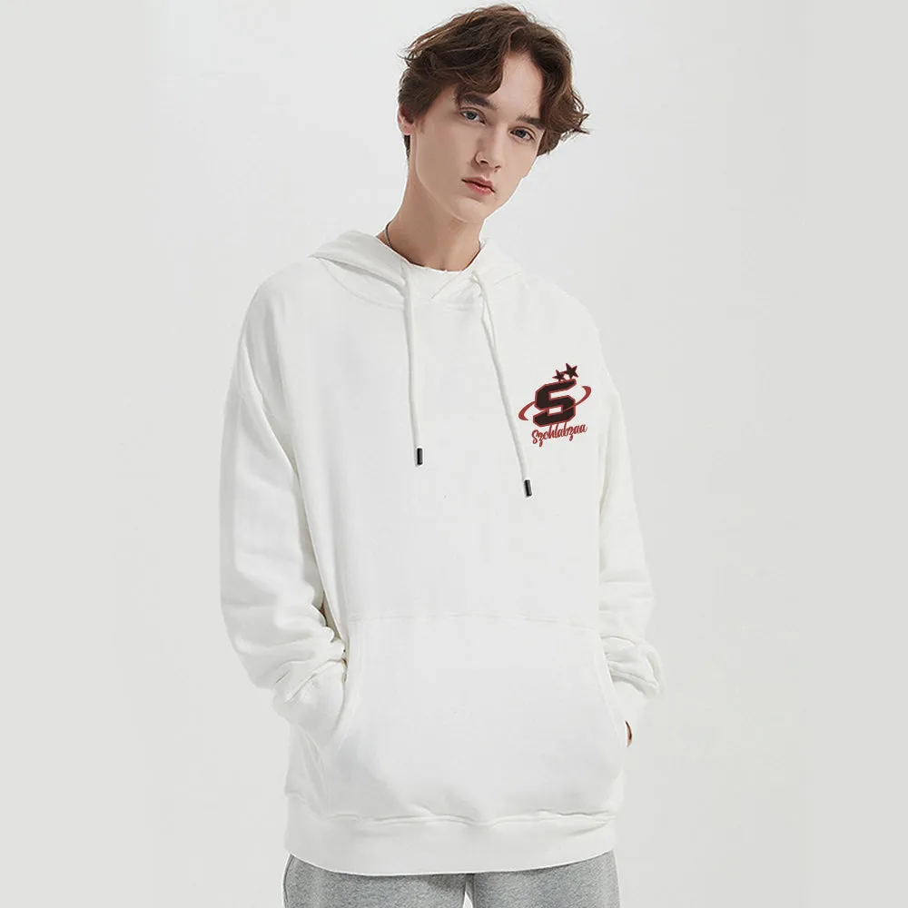 Street Letter Graphic Cotton Hoodie