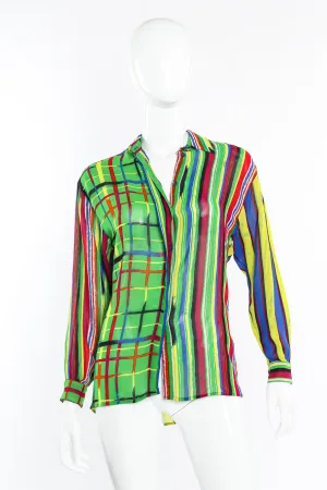 Striped Long Sleeve Button Up