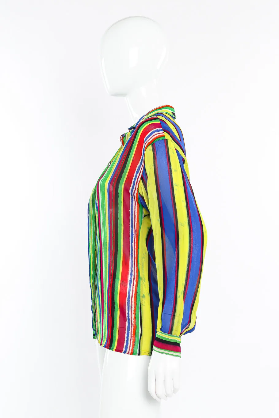 Striped Long Sleeve Button Up