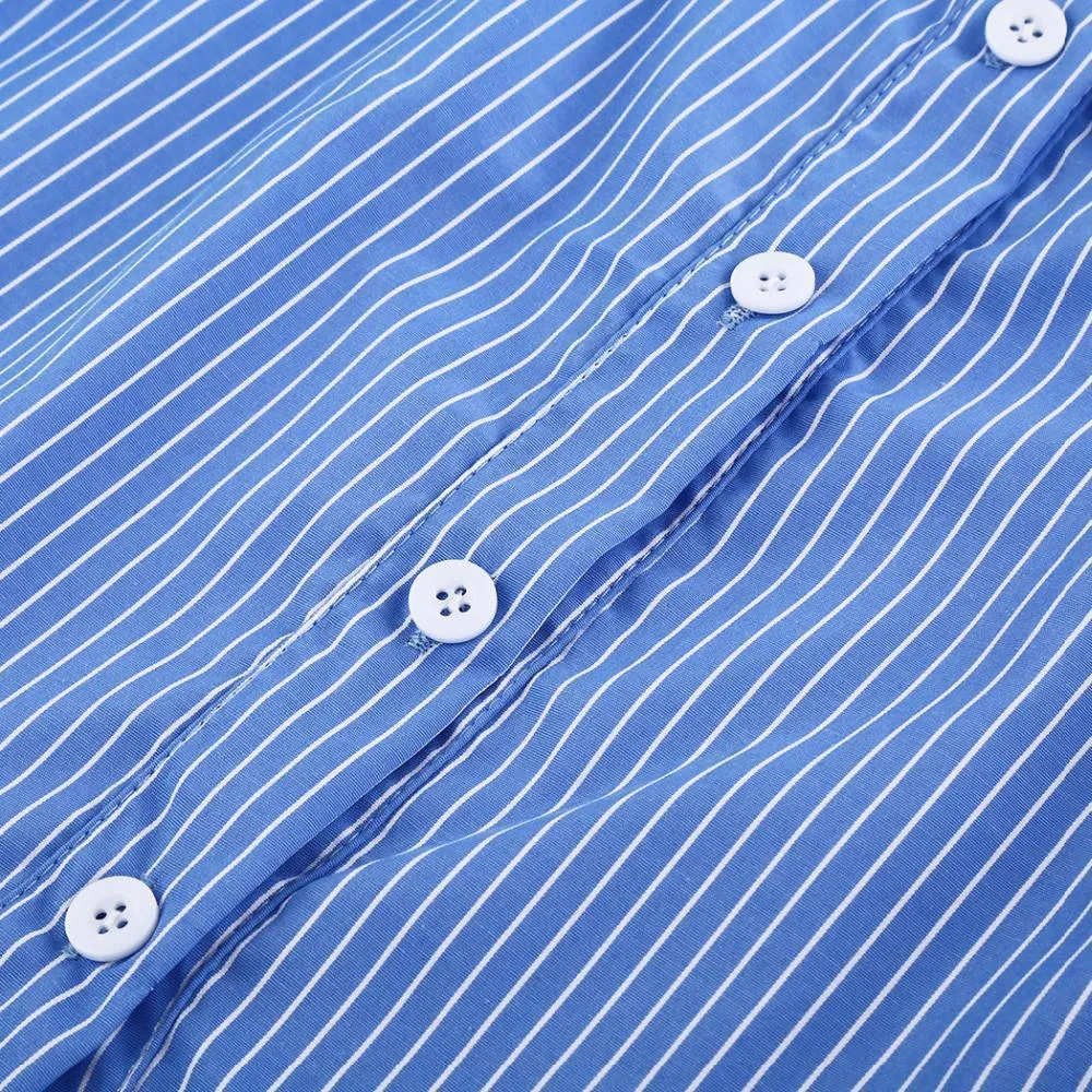Striped Off-Shoulder