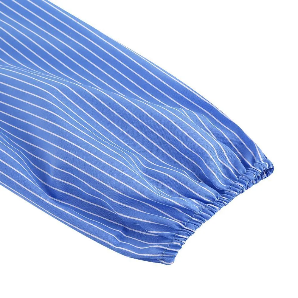 Striped Off-Shoulder