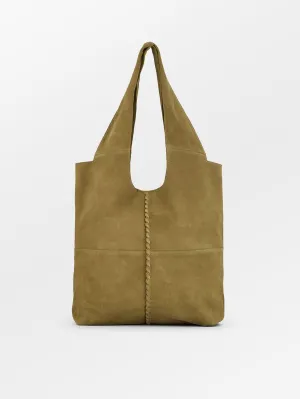 Suede Demi Bag - Green
