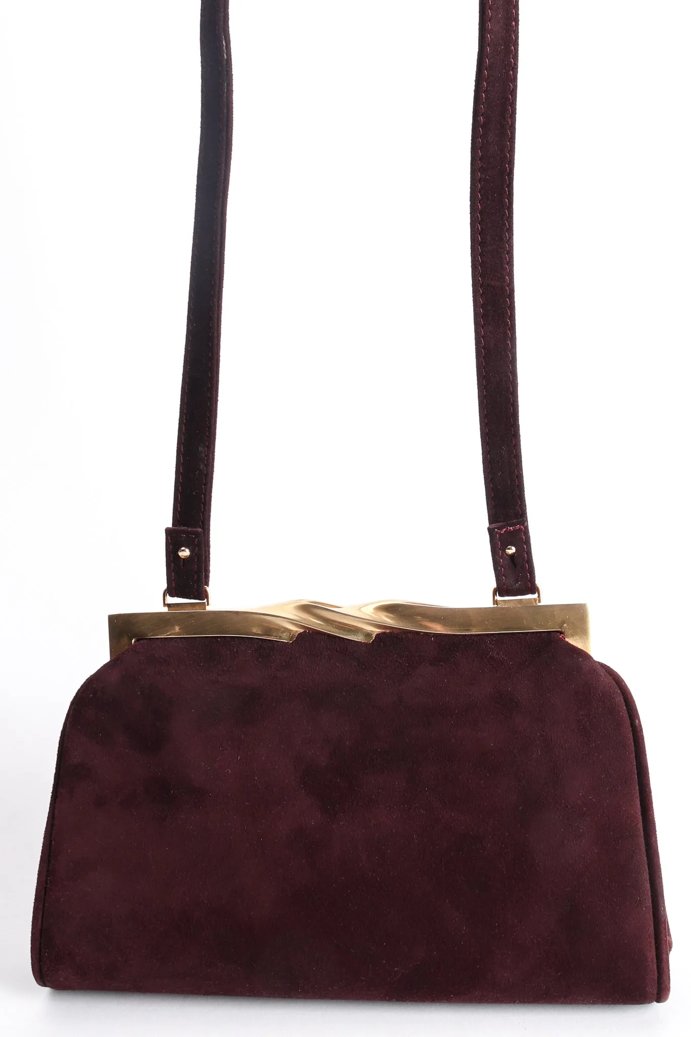 Suede Slim Convertible Clutch