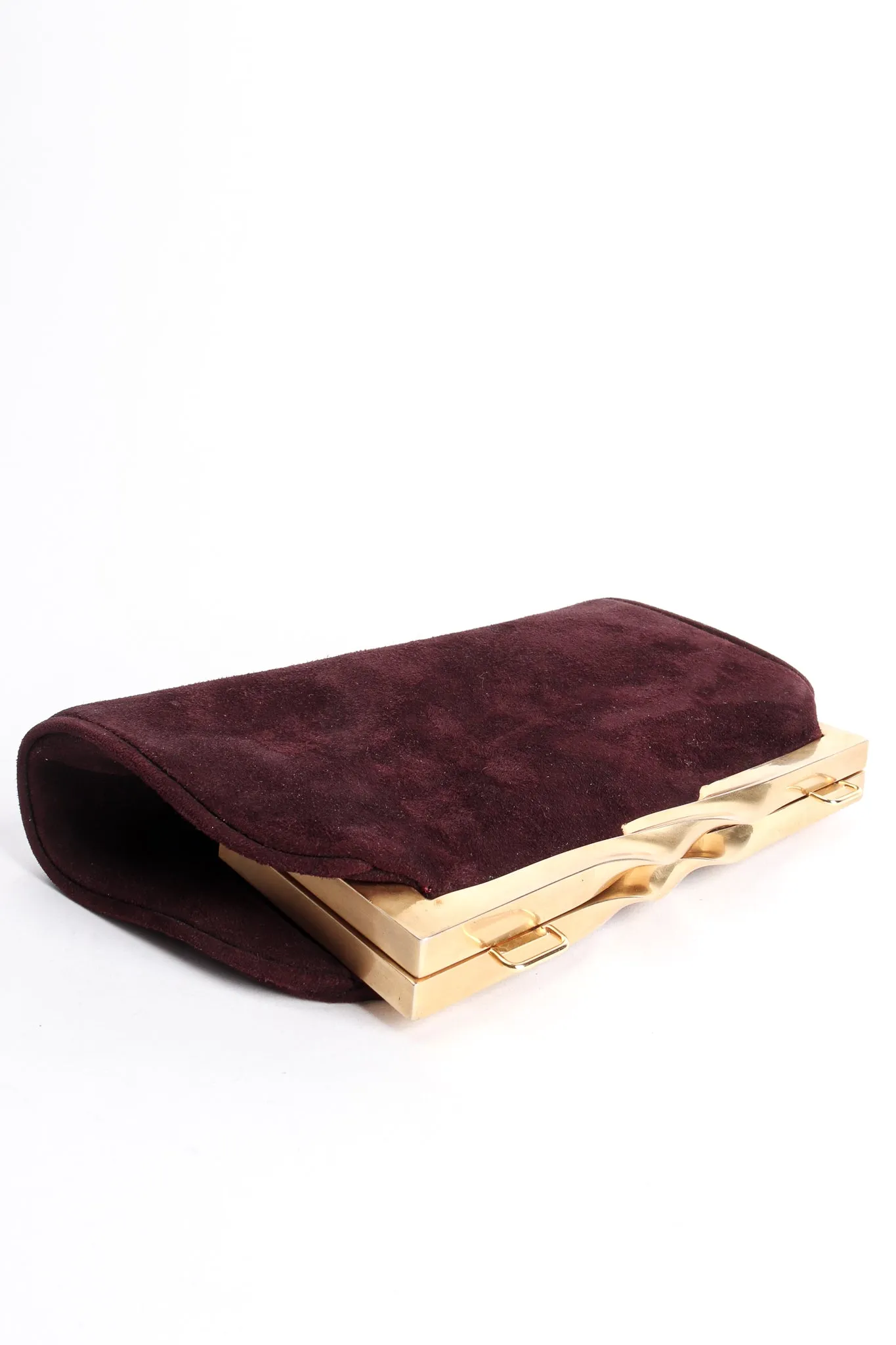 Suede Slim Convertible Clutch