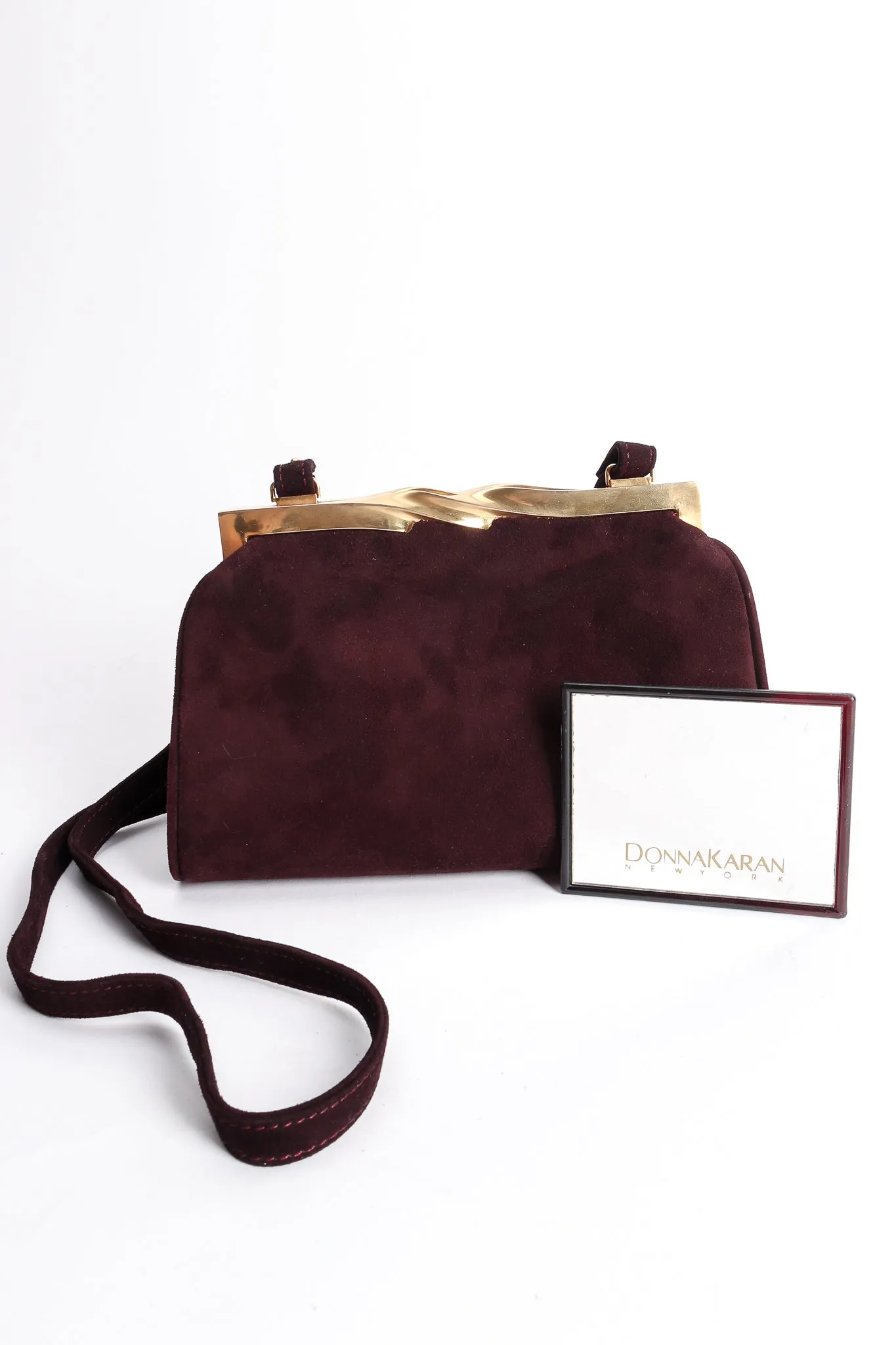 Suede Slim Convertible Clutch