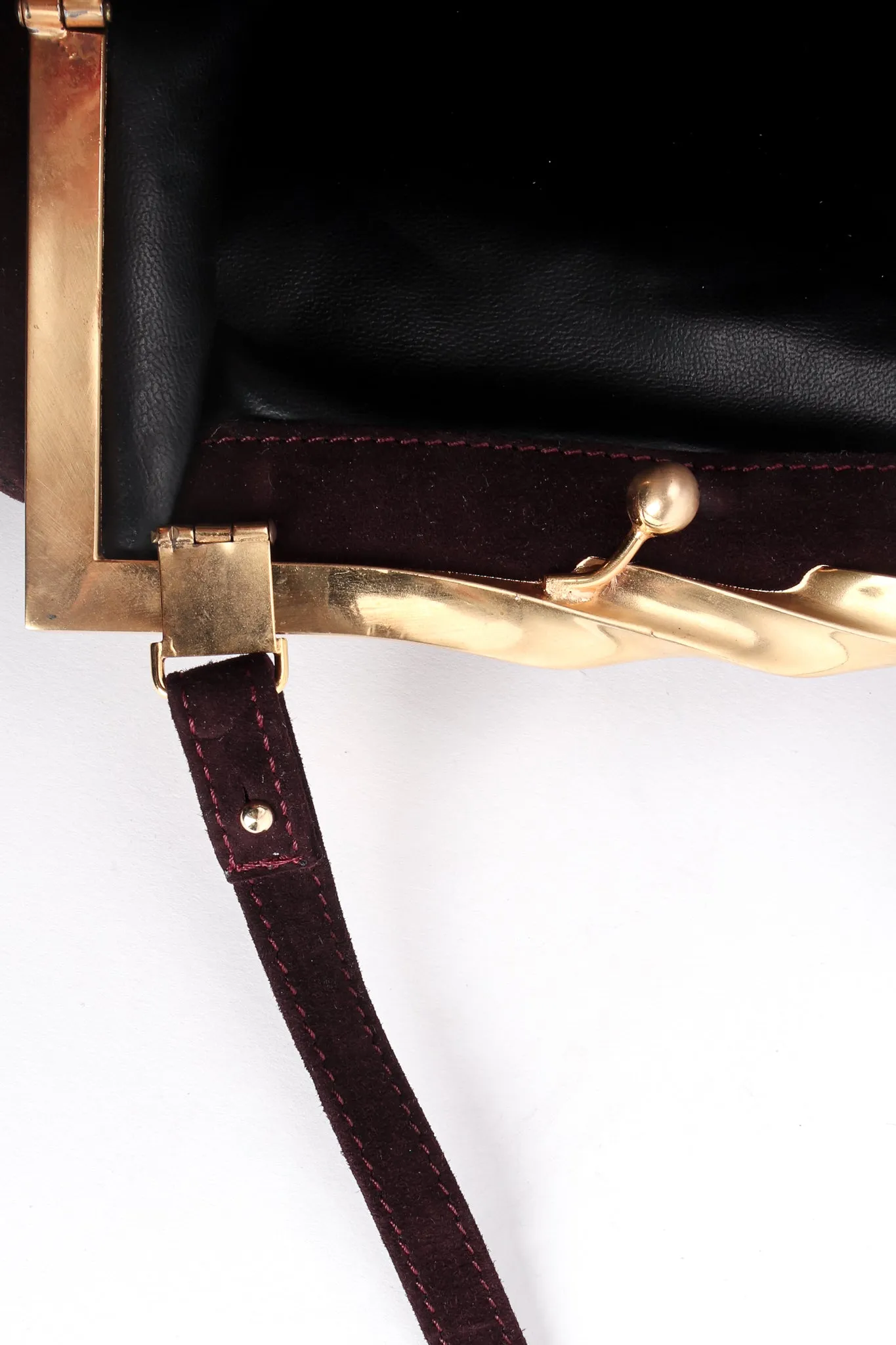 Suede Slim Convertible Clutch