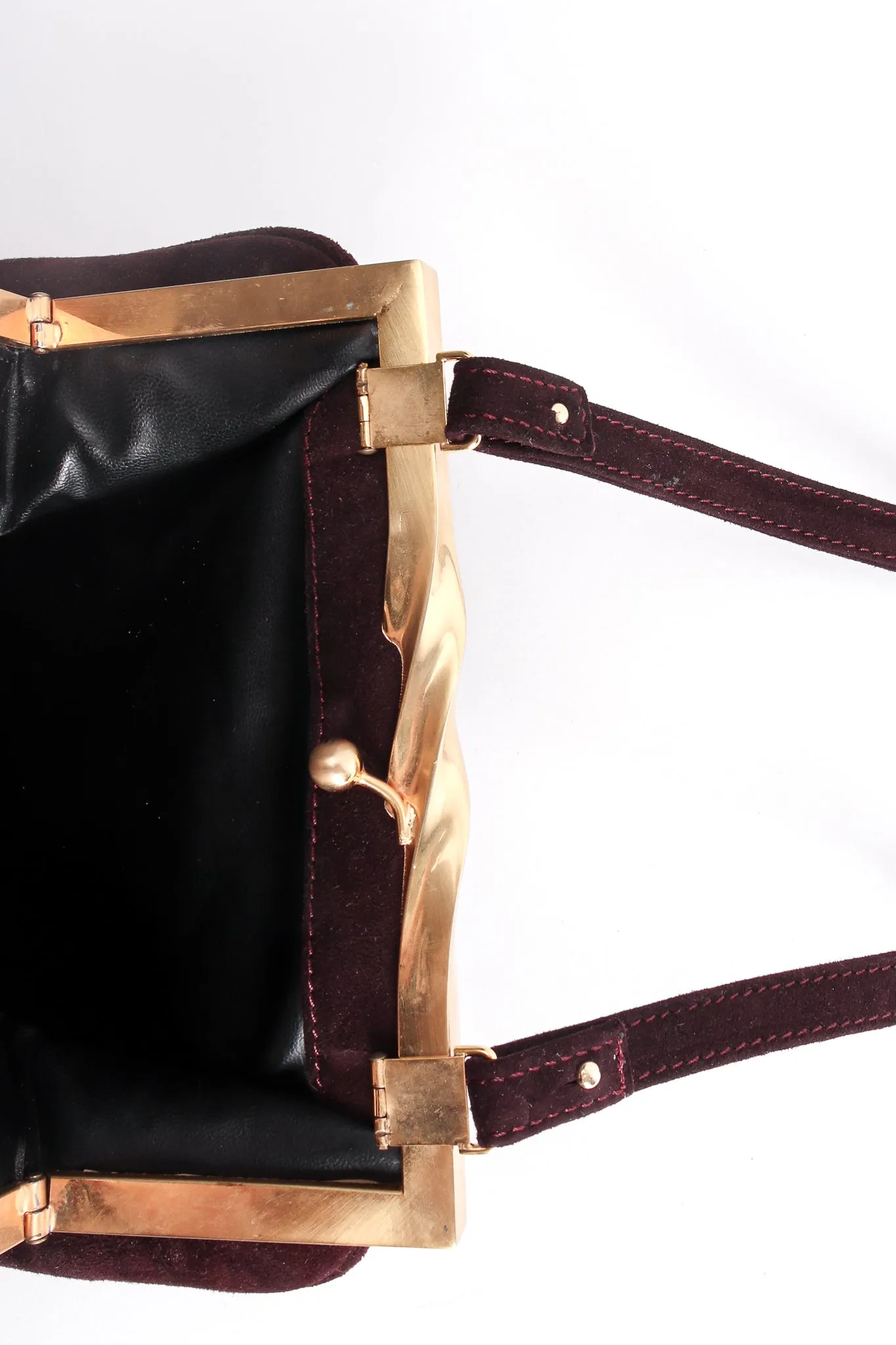 Suede Slim Convertible Clutch
