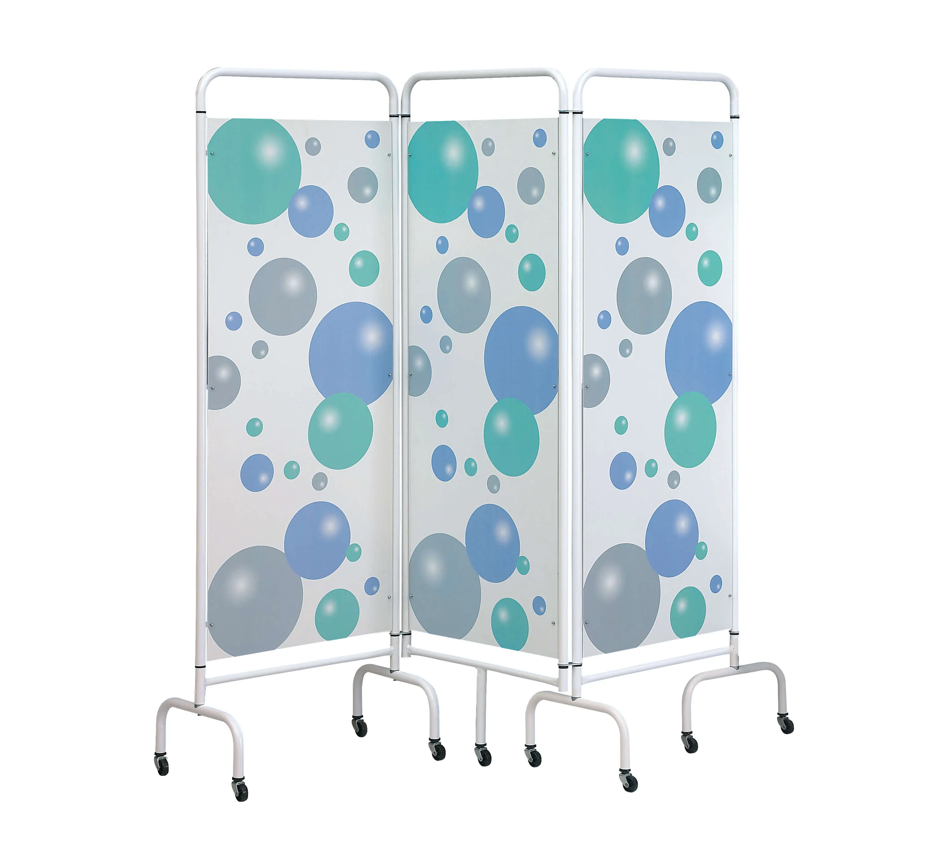 Sunflower - 3 Panel Mobile Folding Hospital Ward Screen