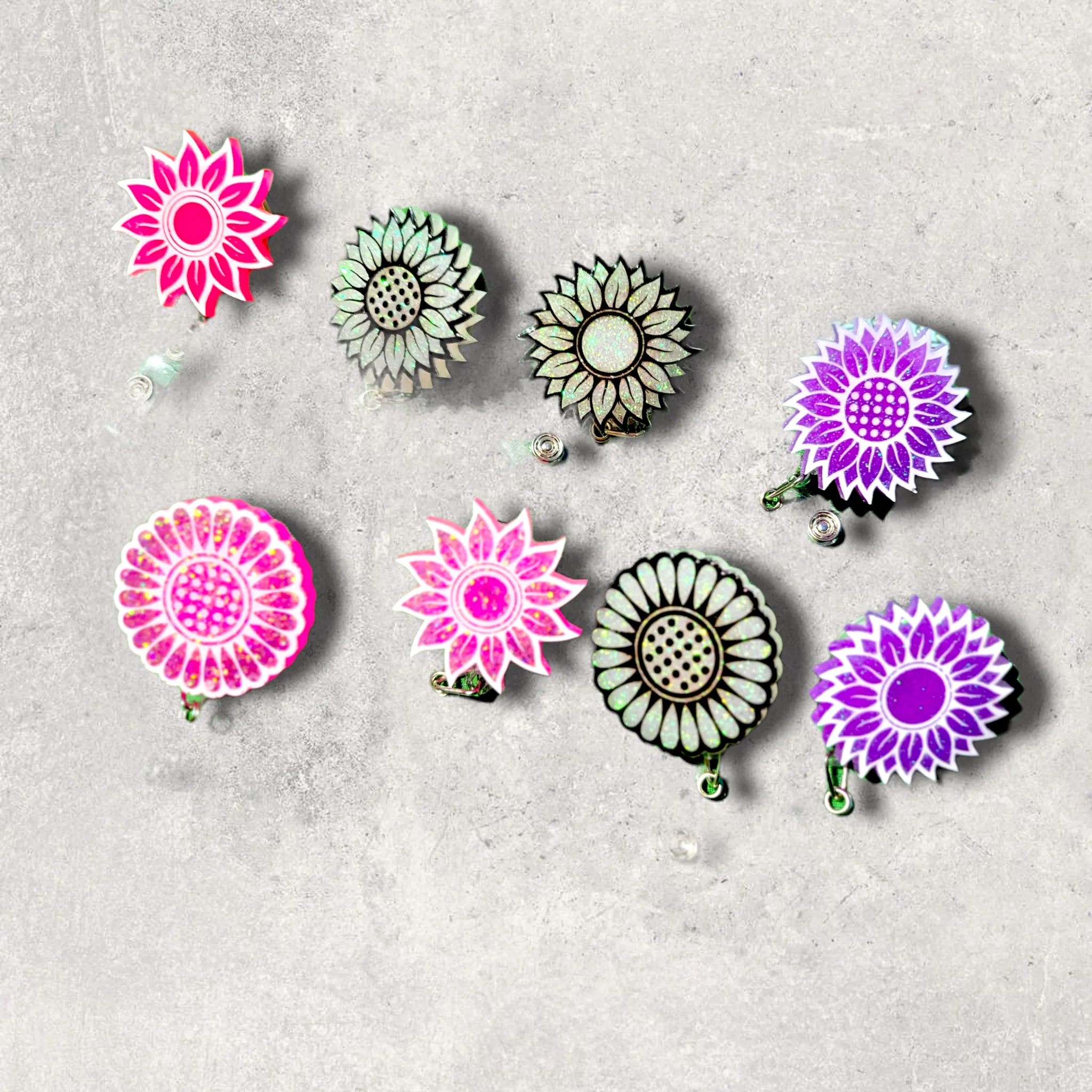 Sunflower Badge Reels