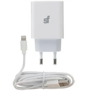 Supa Fly 38W Dual USB PD and QC Wall Charger with Lightning MFI Cable