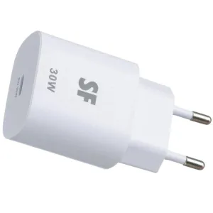 Supa Fly Ultra-Fast 30W PD Type C Wall Charger - White