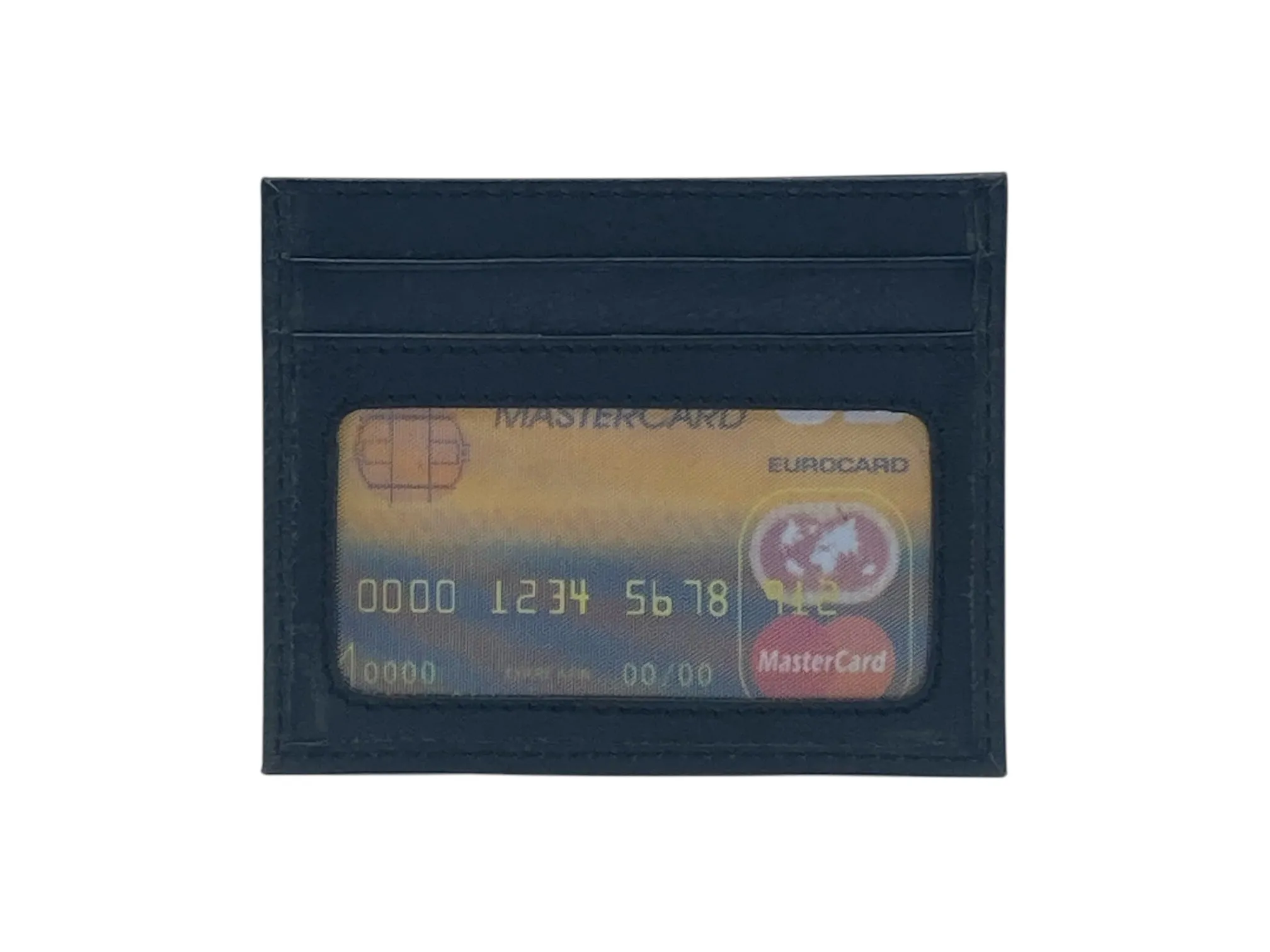 Super Slim Soft Genuine Leather Card Holder, Mini Credit Card Wallet # 1066/3 PHOTO