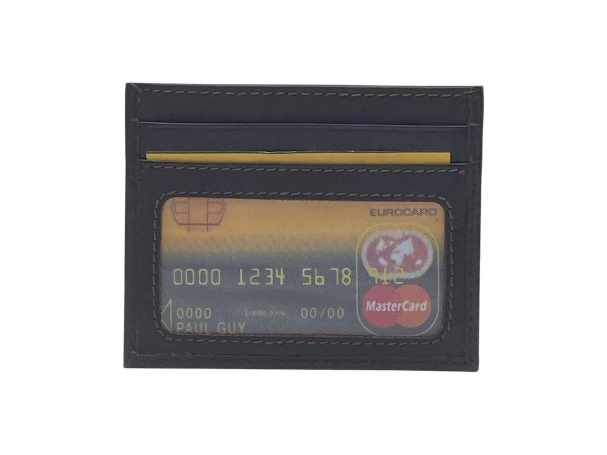 Super Slim Soft Genuine Leather Card Holder, Mini Credit Card Wallet # 1066/3 PHOTO