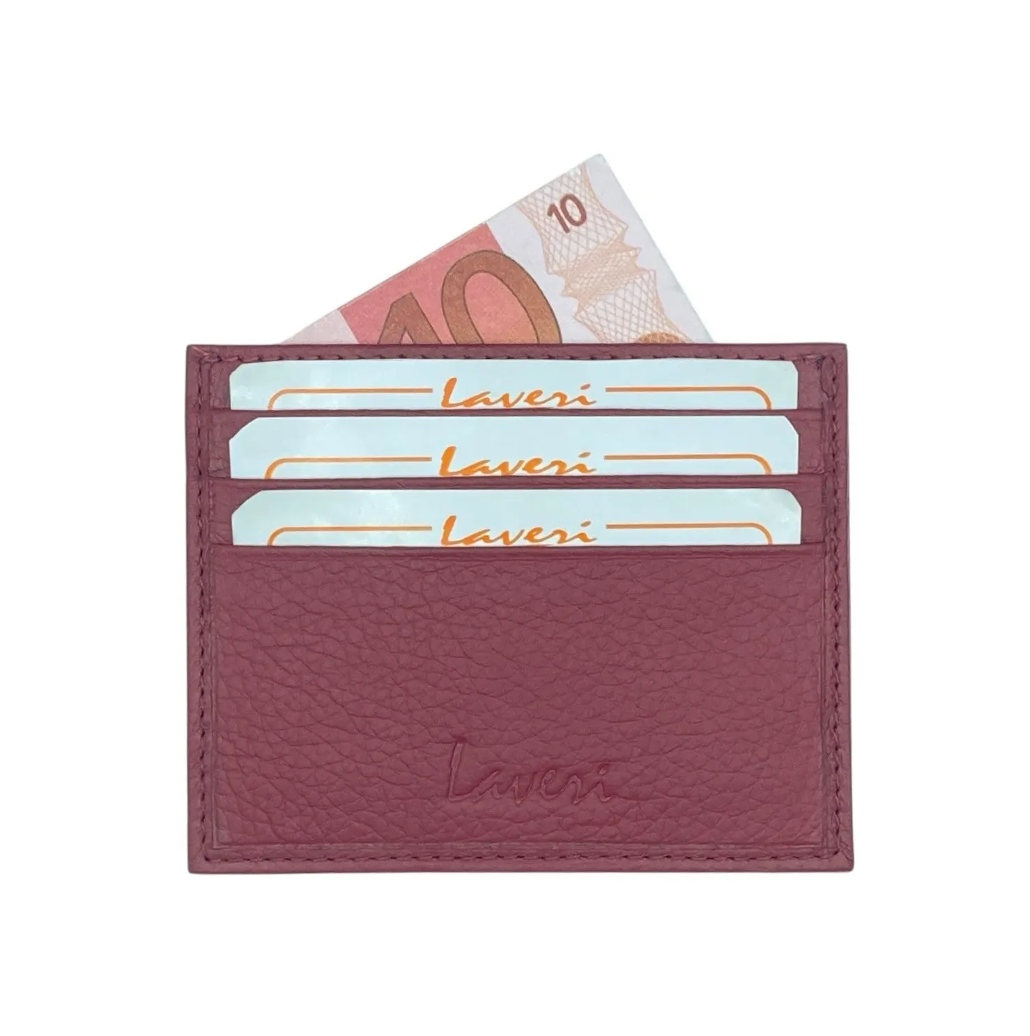 Super Slim Soft Genuine Leather Card Holder, Mini Credit Card Wallet # 1066/3 PHOTO