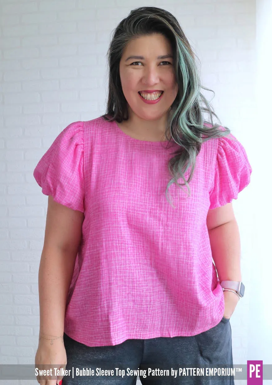 Sweet Talker | Bubble Sleeve Top Sewing Pattern