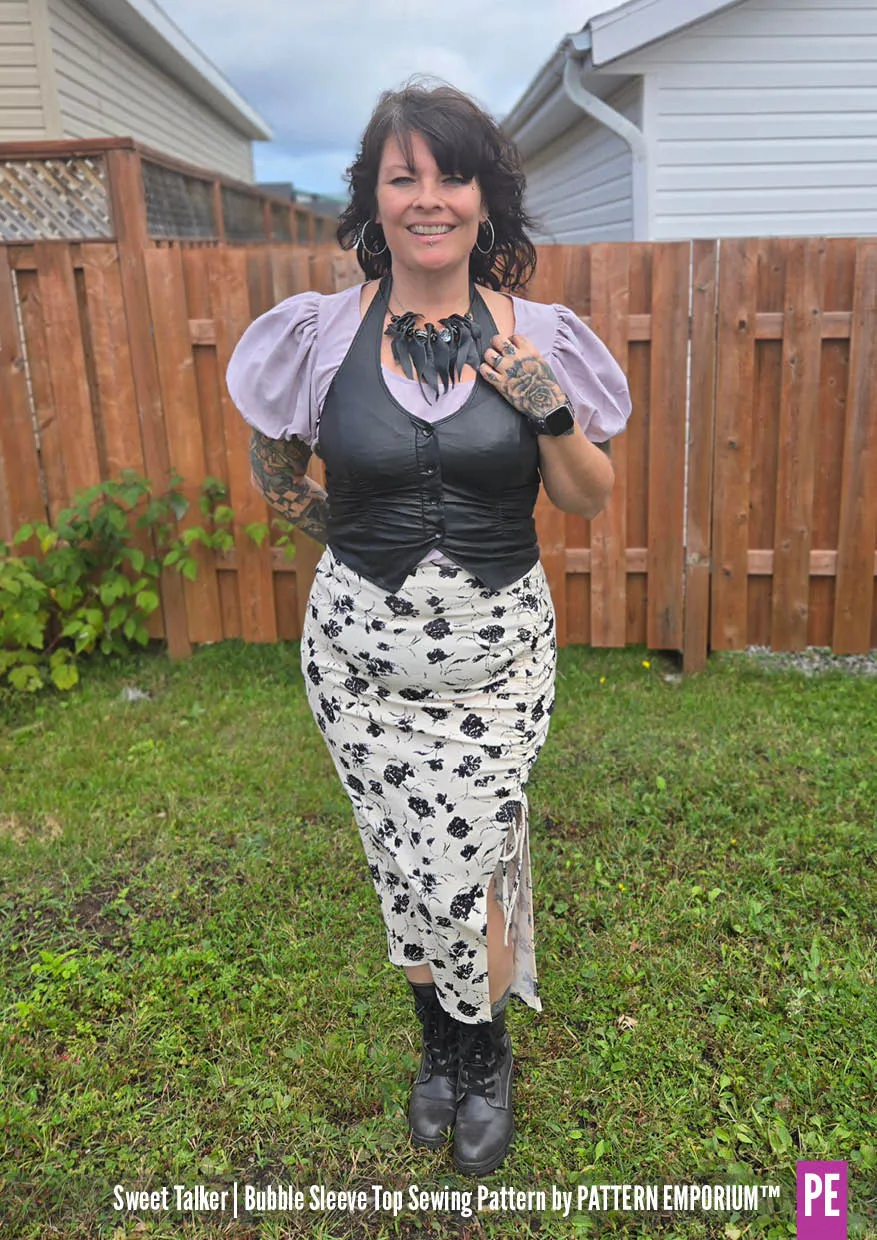 Sweet Talker | Bubble Sleeve Top Sewing Pattern
