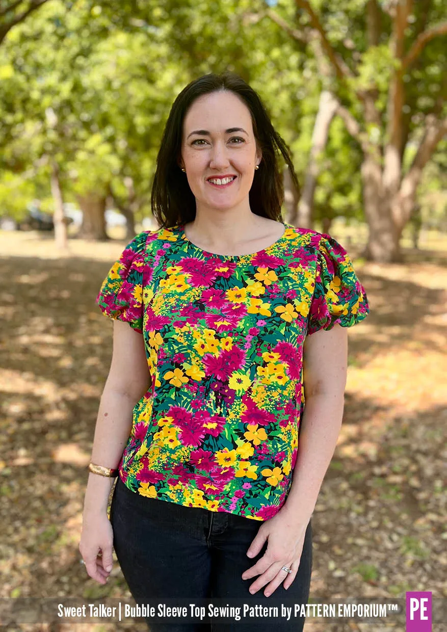 Sweet Talker | Bubble Sleeve Top Sewing Pattern