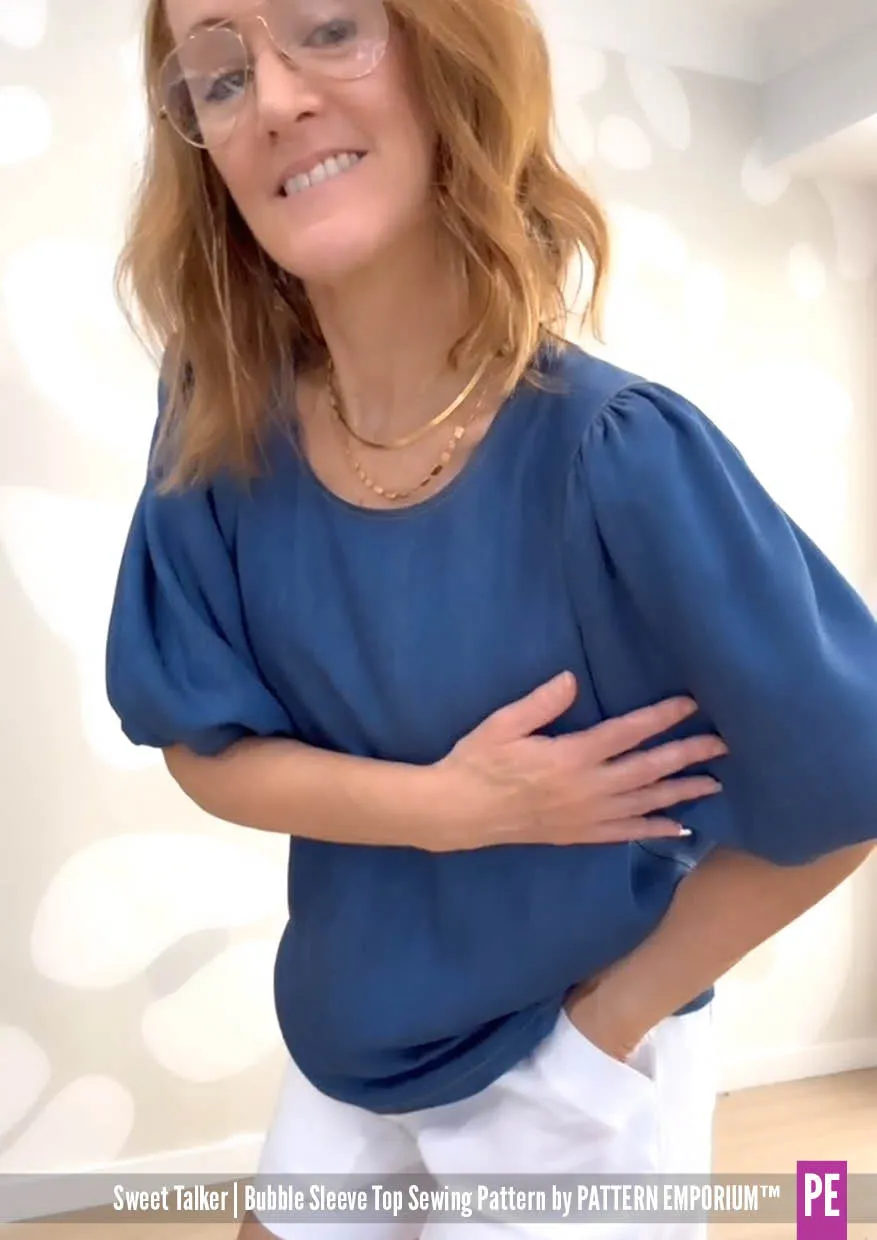 Sweet Talker | Bubble Sleeve Top Sewing Pattern