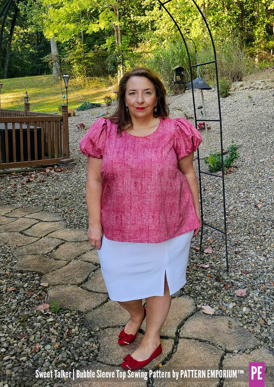 Sweet Talker | Bubble Sleeve Top Sewing Pattern