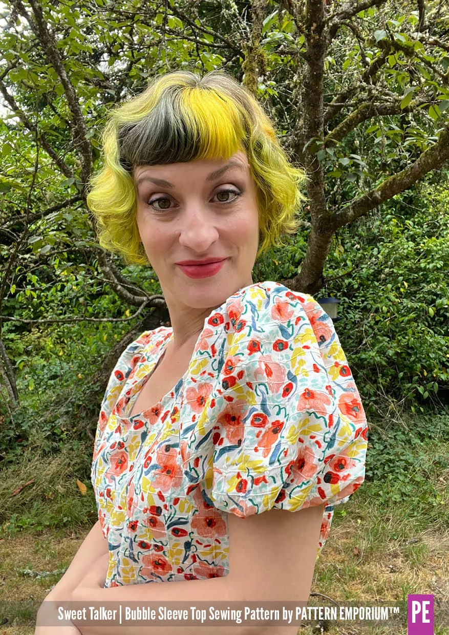 Sweet Talker | Bubble Sleeve Top Sewing Pattern