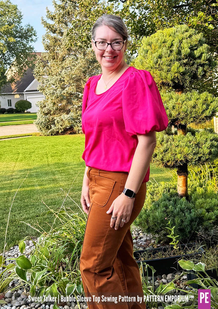 Sweet Talker | Bubble Sleeve Top Sewing Pattern
