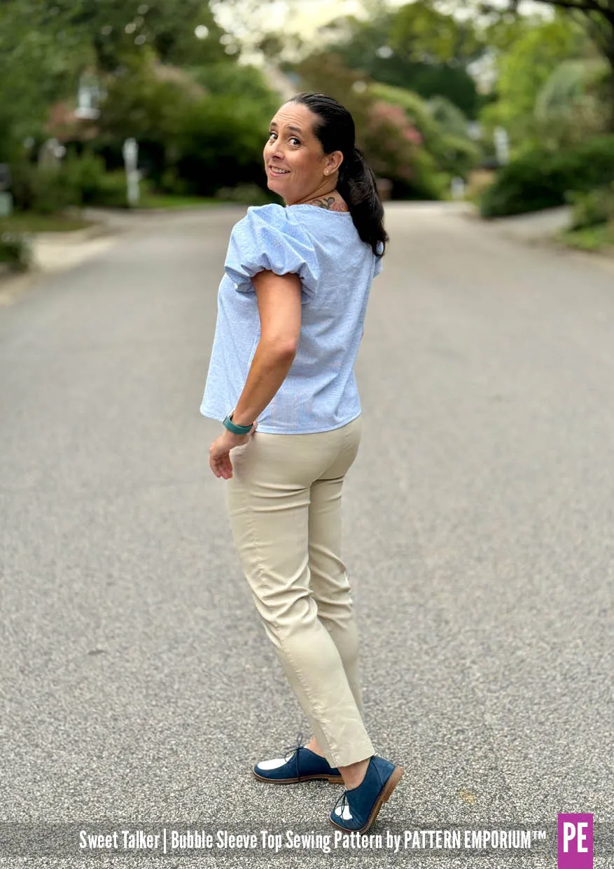 Sweet Talker | Bubble Sleeve Top Sewing Pattern