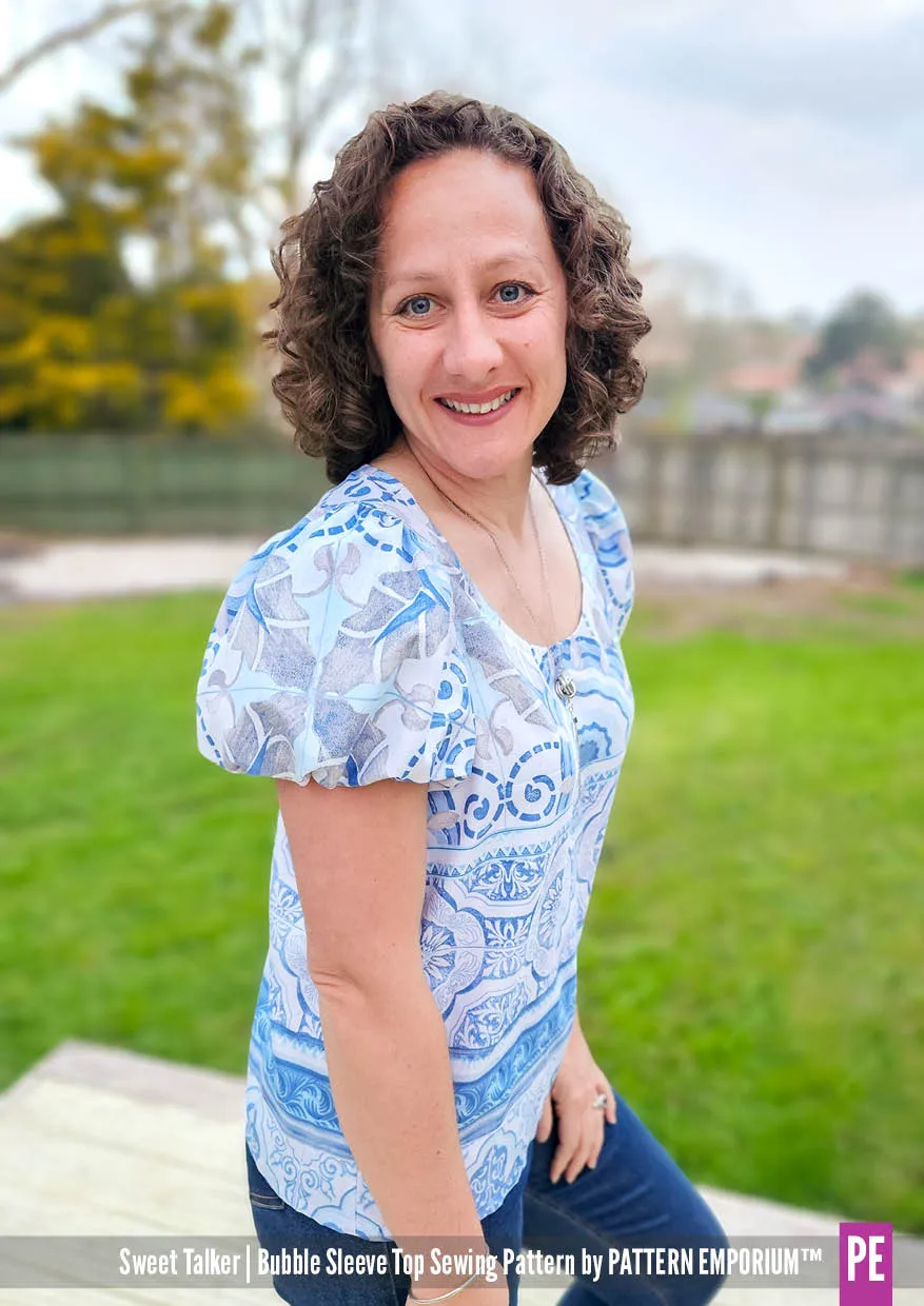 Sweet Talker | Bubble Sleeve Top Sewing Pattern