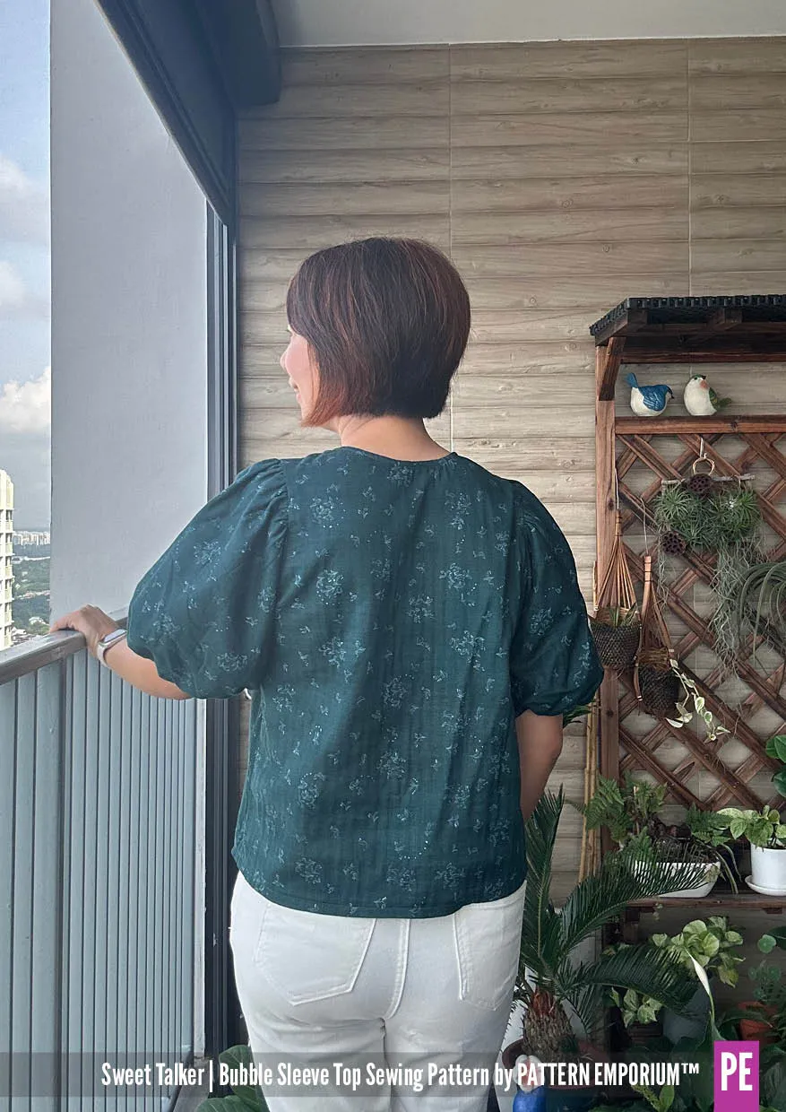 Sweet Talker | Bubble Sleeve Top Sewing Pattern