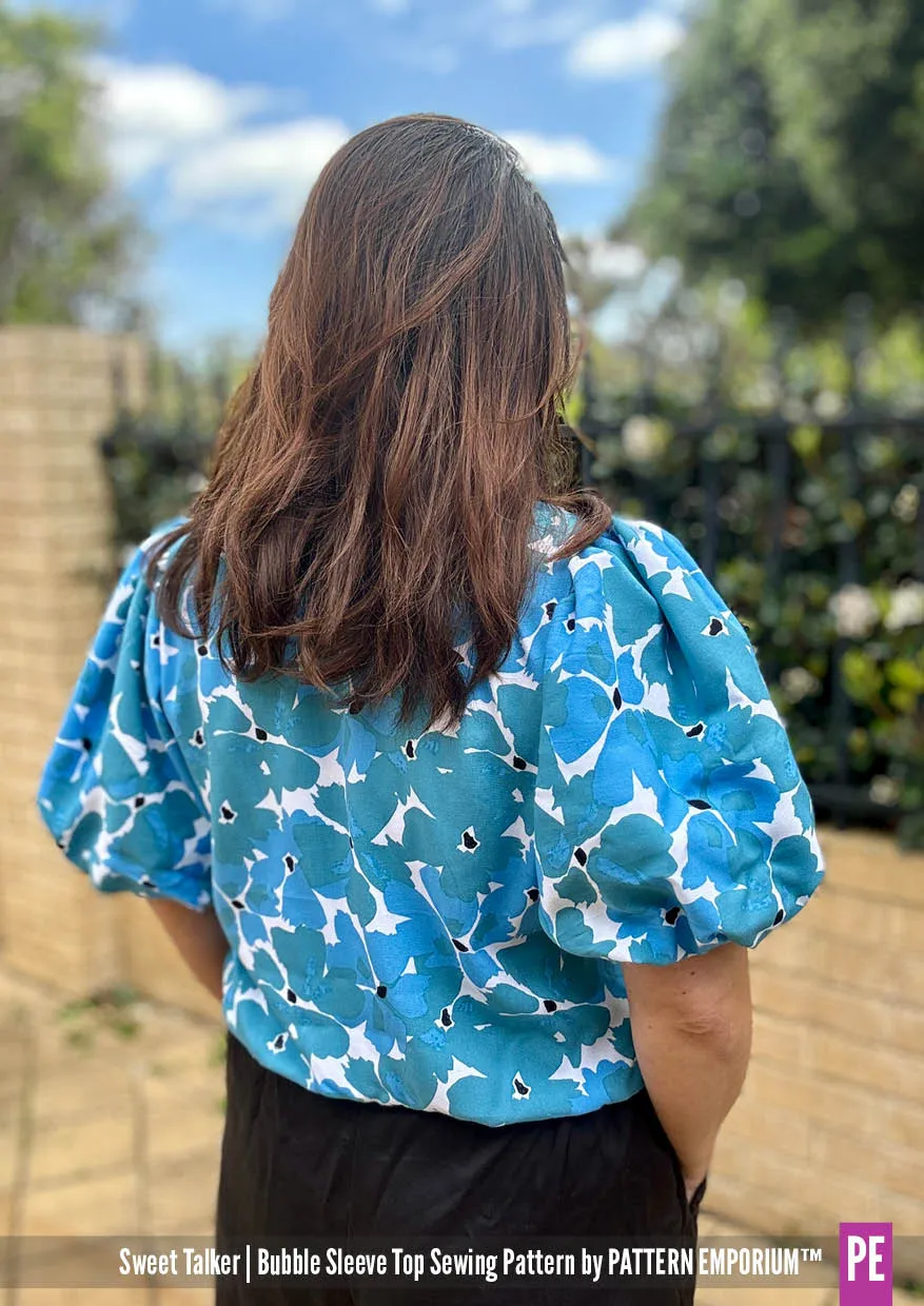 Sweet Talker | Bubble Sleeve Top Sewing Pattern