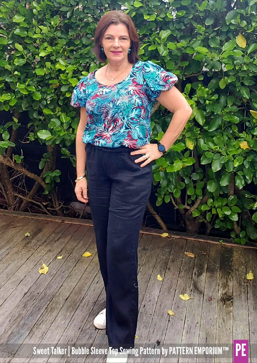 Sweet Talker | Bubble Sleeve Top Sewing Pattern