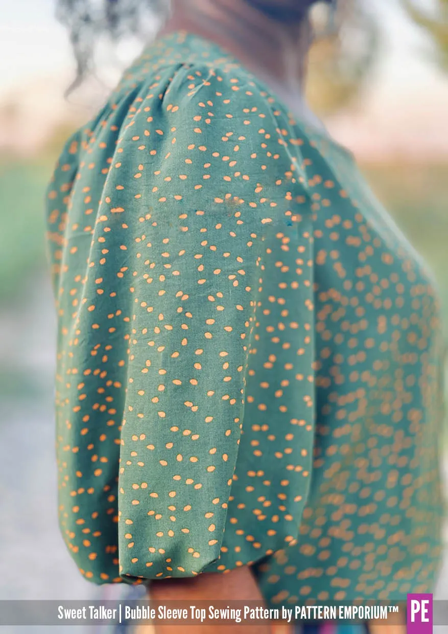 Sweet Talker | Bubble Sleeve Top Sewing Pattern