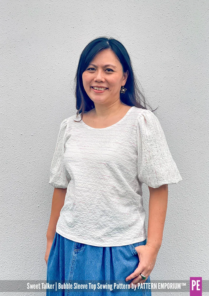 Sweet Talker | Bubble Sleeve Top Sewing Pattern