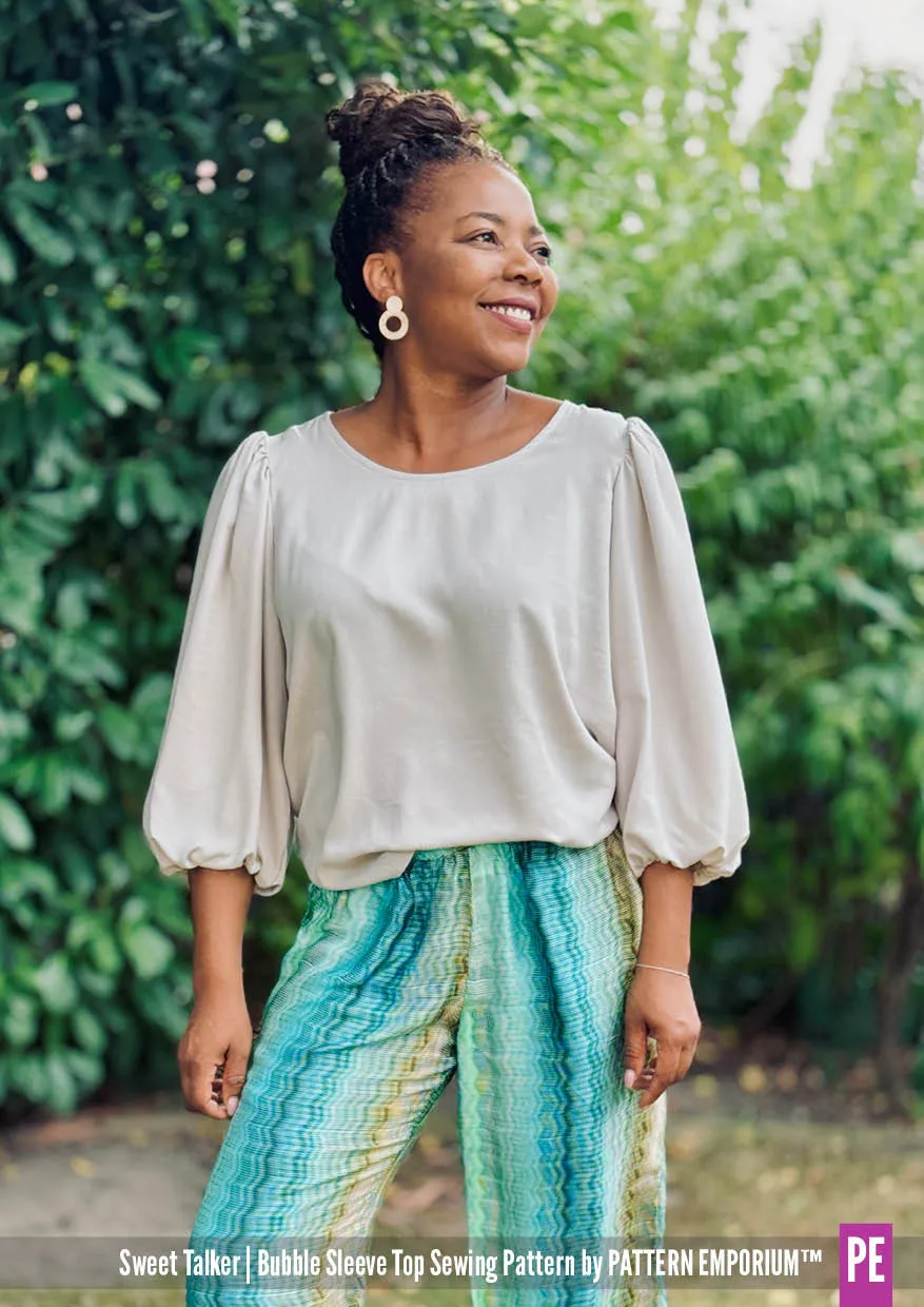 Sweet Talker | Bubble Sleeve Top Sewing Pattern