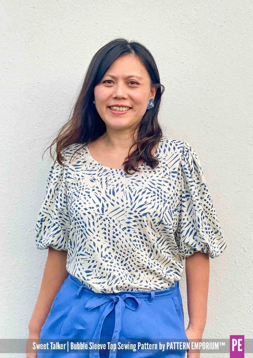 Sweet Talker | Bubble Sleeve Top Sewing Pattern