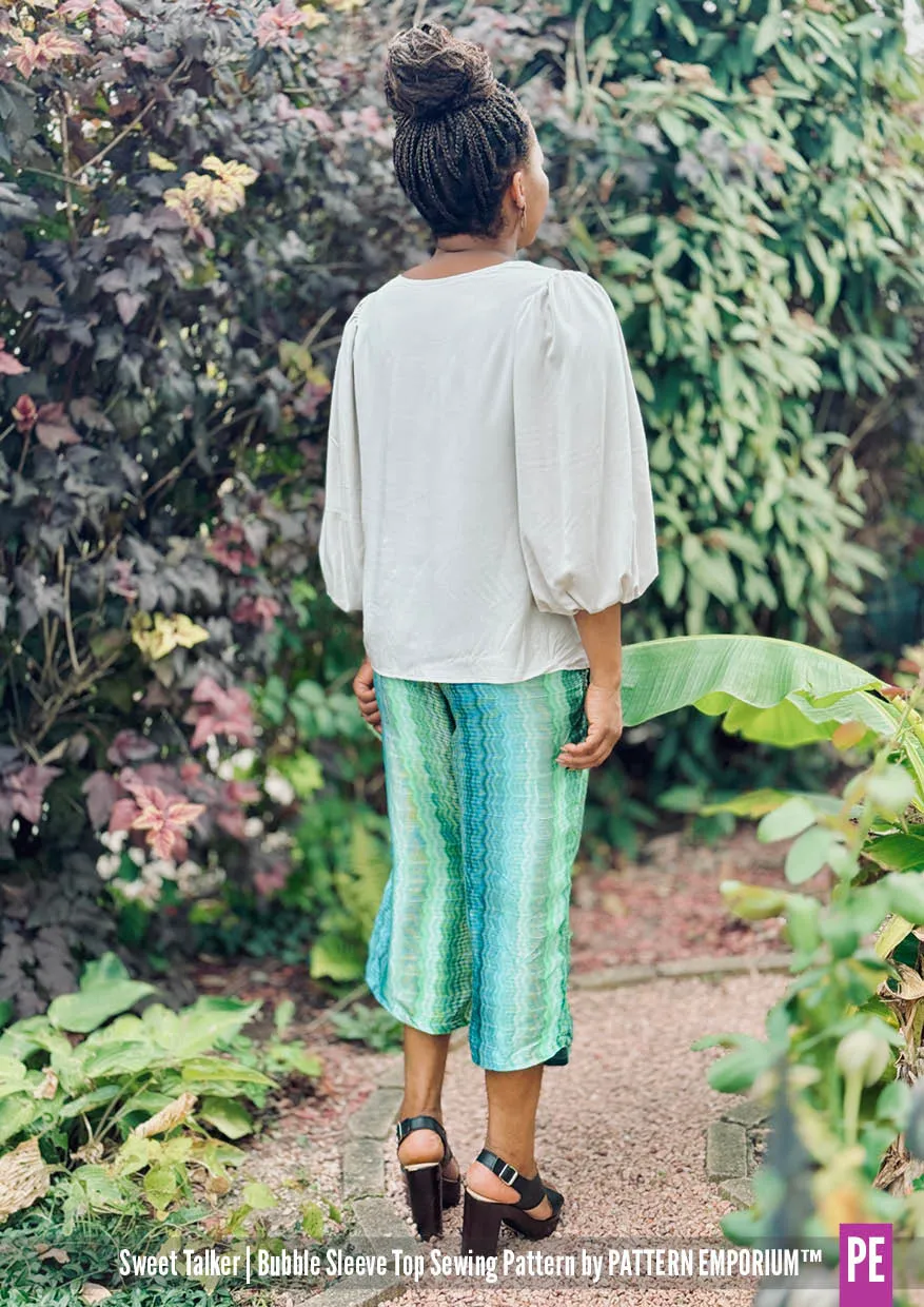 Sweet Talker | Bubble Sleeve Top Sewing Pattern
