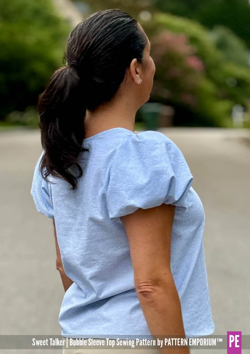 Sweet Talker | Bubble Sleeve Top Sewing Pattern