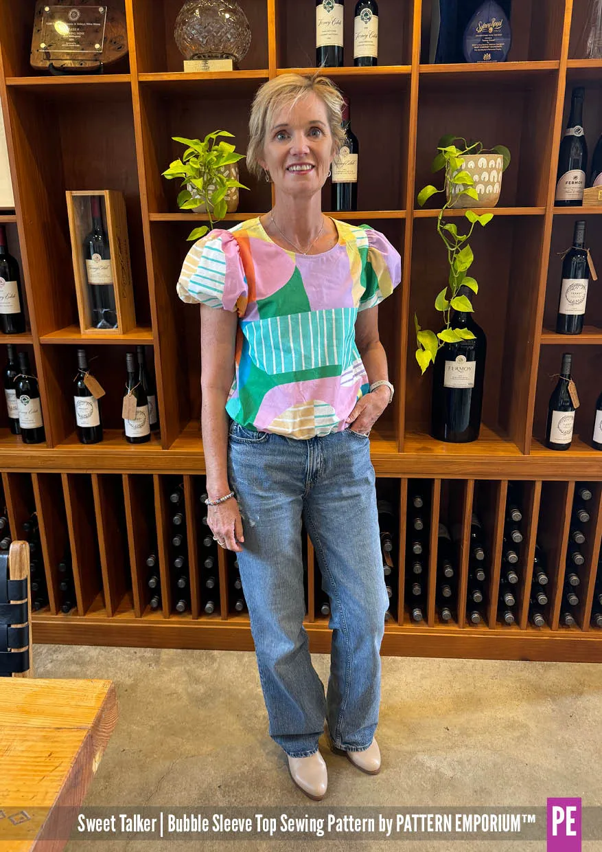 Sweet Talker | Bubble Sleeve Top Sewing Pattern