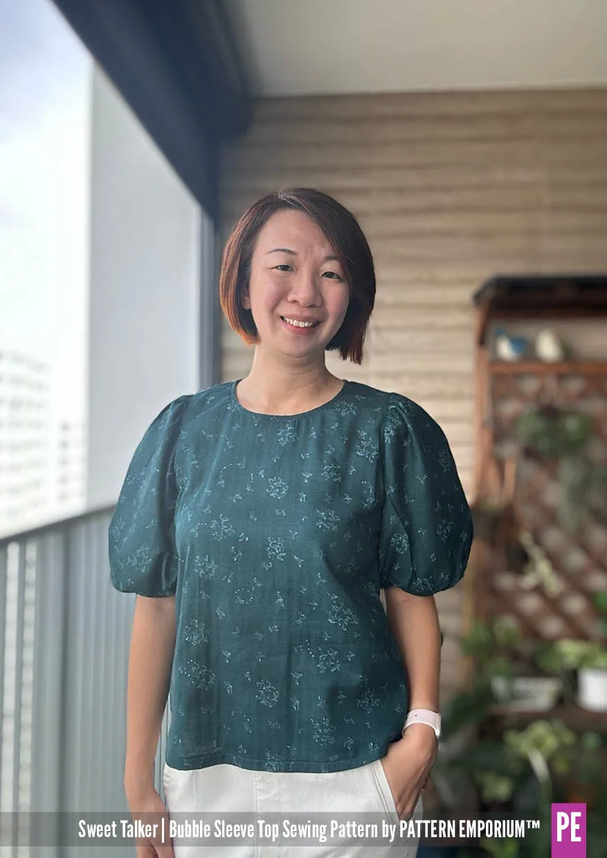 Sweet Talker | Bubble Sleeve Top Sewing Pattern