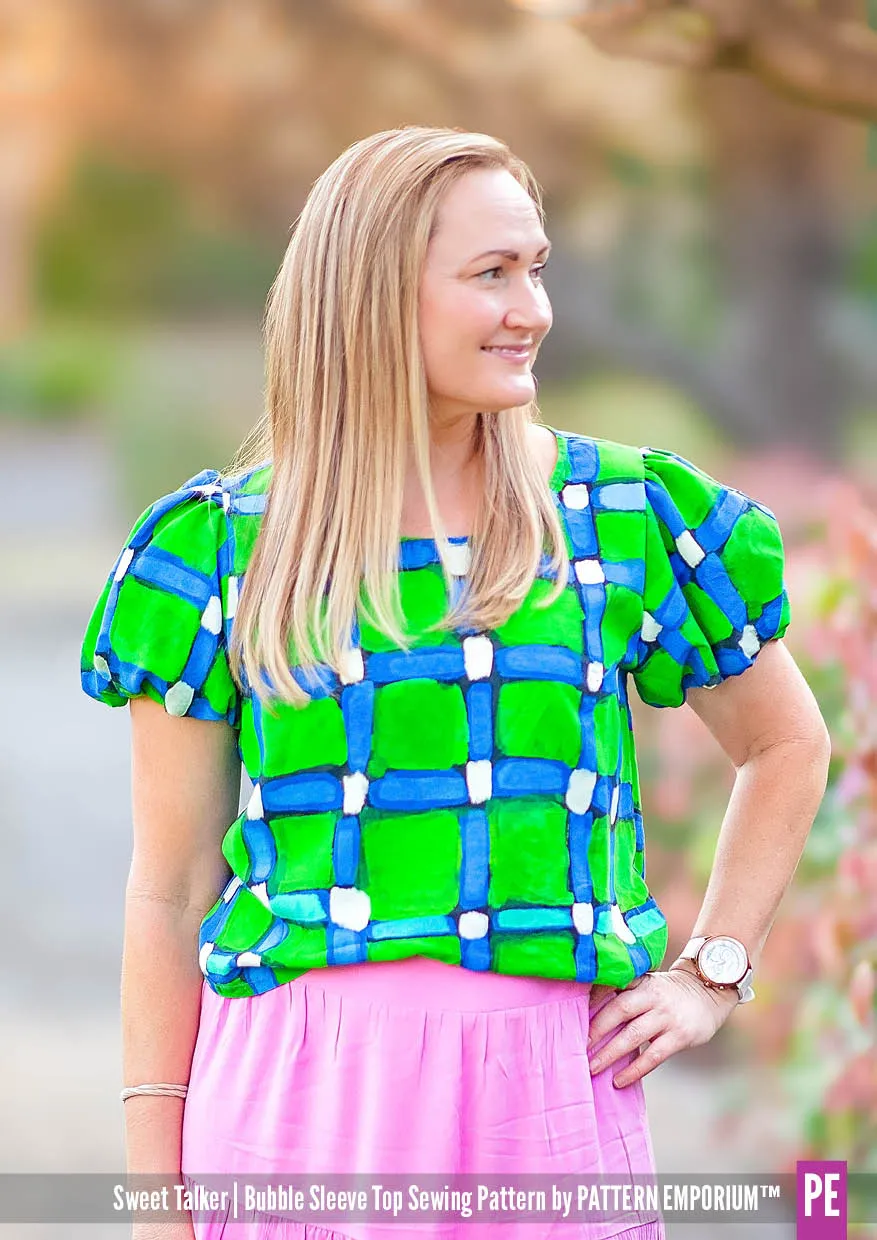 Sweet Talker | Bubble Sleeve Top Sewing Pattern