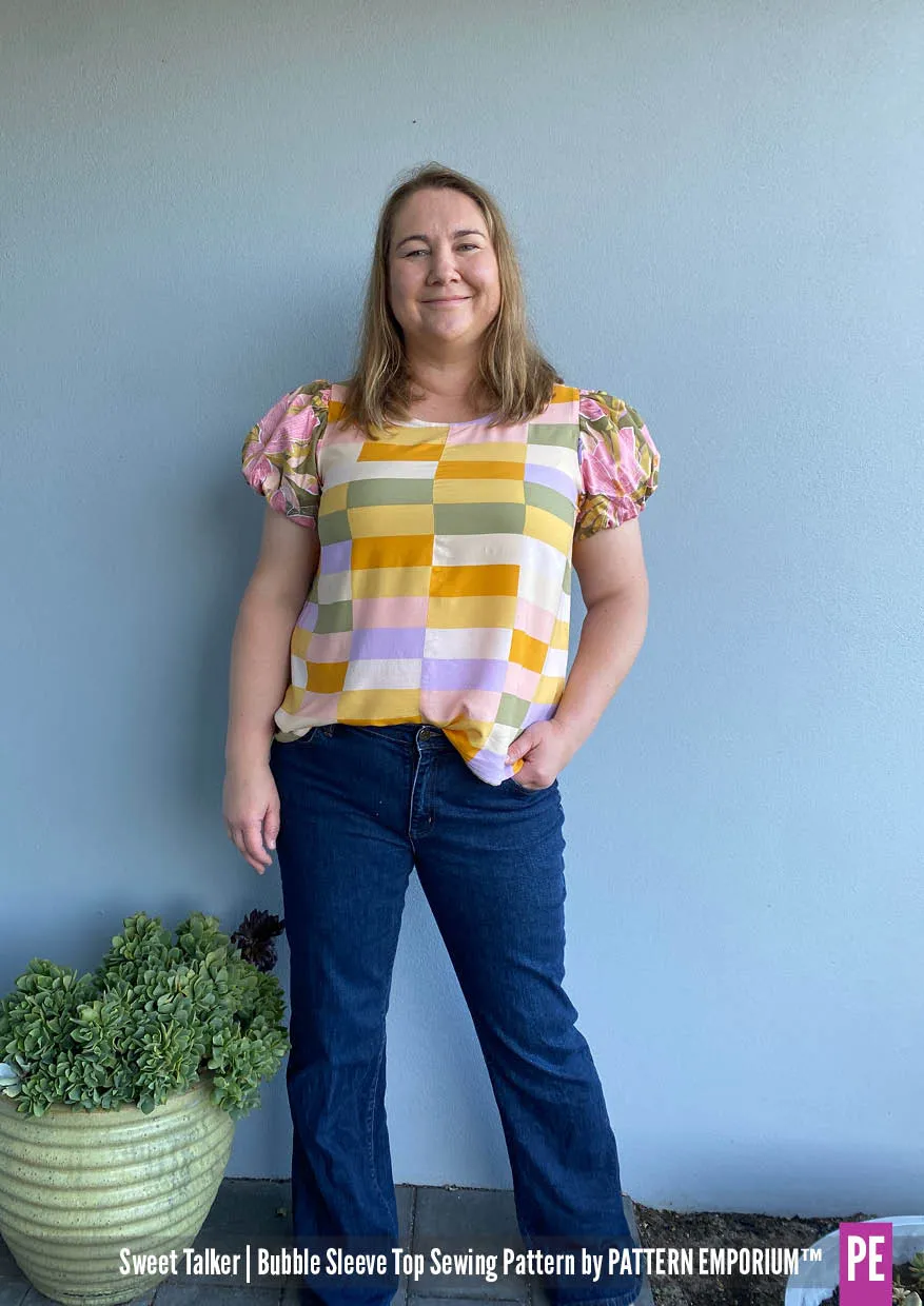Sweet Talker | Bubble Sleeve Top Sewing Pattern